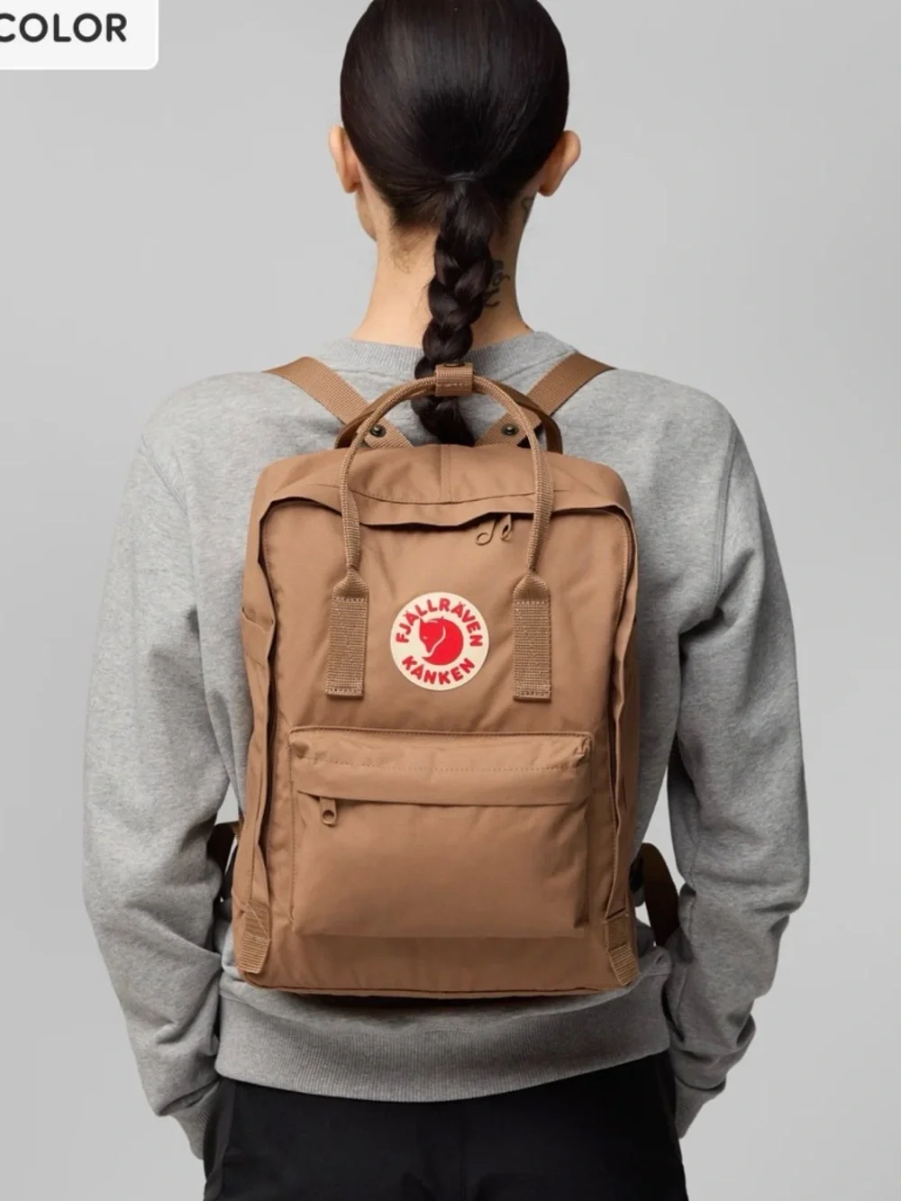 Fjallraven KÅNKEN EVERYDAY OUTDOOR Gorpcore backpack- chalk rose